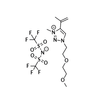 1-(2-(2-methoxyethoxy)ethyl)-3-methyl-4-(prop-1-en-2-yl)-1H-1,2,3-triazol-3-ium bis((trifluoromethyl)sulfonyl)amide