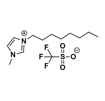 Image of Molecular Structure of 1-Methyl-3-octylimidazolium triflate, 403842-84-2