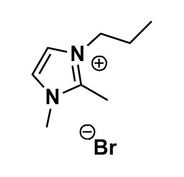 Image of Molecular Structure of 1,2-Dimethyl-3-propylimidazolium bromide, 107937-17-7