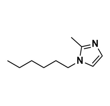 Image of Molecular Structure of 1-Hexyl-2-methylimidazole, 82410-68-2 1-Hex-2-MIM, HexMIM, HMI